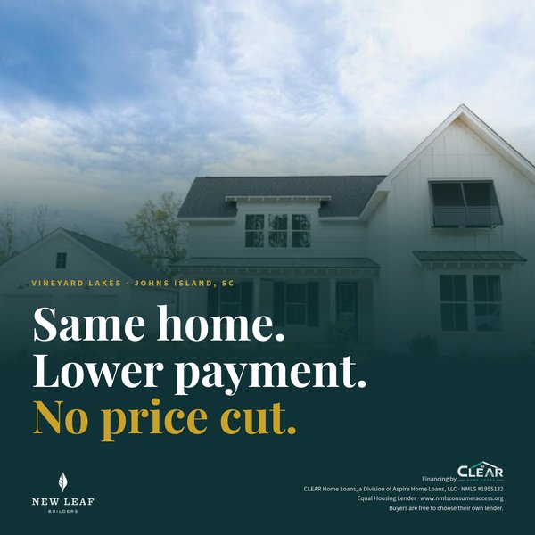 Social post: same home, lower payment, no price cut